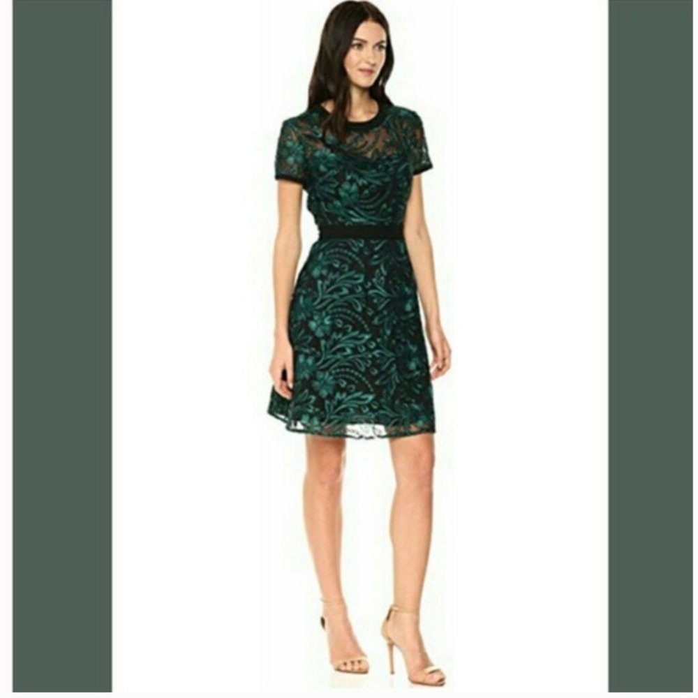 Rachel by Rachel Roy Emerald Lace Dress